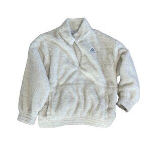 ADIDAS || Teen Girl Sherpa Pullover - Size 16 (or women's small) - NWT